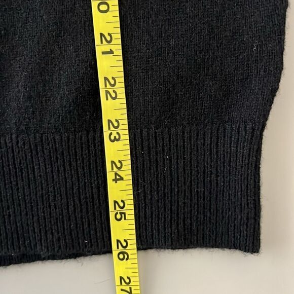 NWT Madewell V-Neck Relaxed Cardigan in True Black Size XS - Picture 10 of 13